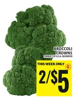 Food Basics BROCCOLI CROWNS offer