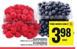 Food Basics RASPBERRIES OR BLUEBERRIES offer