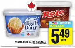 Food Basics NESTLÉ REAL DAIRY ICE CREAM offer