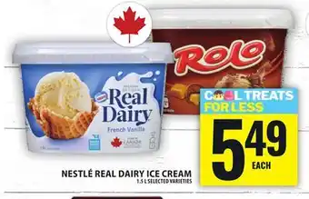 Food Basics NESTLÉ REAL DAIRY ICE CREAM offer