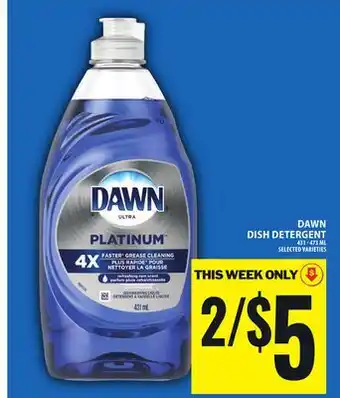 Food Basics DAWN DISH DETERGENT offer