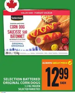 Food Basics SELECTION BATTERED ORIGINAL CORN DOGS offer