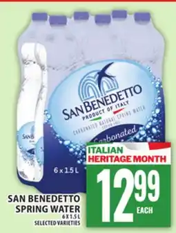 Food Basics SAN BENEDETTO SPRING WATER offer