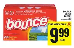Food Basics BOUNCE DRYER SHEETS offer
