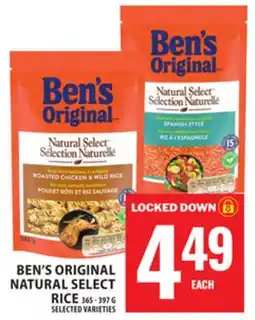 Food Basics BEN'S ORIGINAL NATURAL SELECT RICE offer