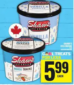 Food Basics SHAW'S ICE CREAM offer