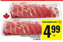 Food Basics FRESH PORK SIDE RIBS offer