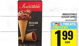 Food Basics IRRESISTIBLE SUGAR CONES offer