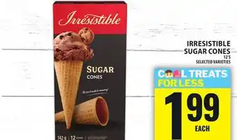 Food Basics IRRESISTIBLE SUGAR CONES offer