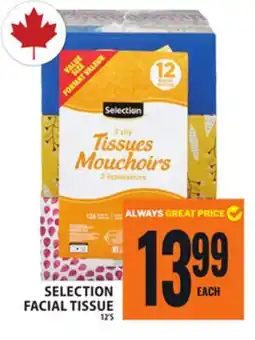 Food Basics SELECTION FACIAL TISSUE offer