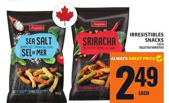 Food Basics IRRESISTIBLES SNACKS offer