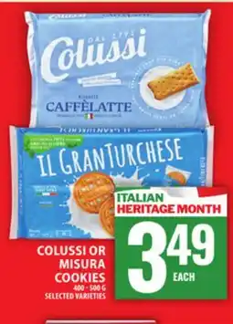 Food Basics COLUSSI OR MISURA COOKIES offer