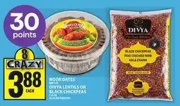 Food Basics NOOR DATES OR DIVYA LENTILS OR BLACK CHICKPEAS offer