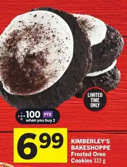 Foodland KIMBERLEY'S BAKESHOPPE Frosted Oreo Cookies offer