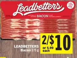 Foodland LEADBETTERS Bacon offer