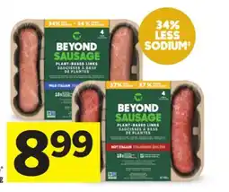 Foodland BEYOND Sausage Mild or Hot Italian offer