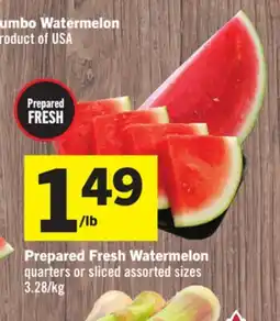 Foodland Prepared Fresh Watermelon offer