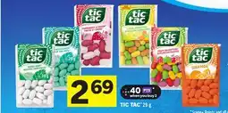 Foodland TIC TAC offer