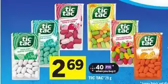 Foodland TIC TAC offer