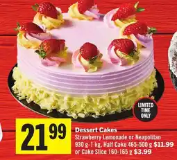 Foodland Dessert Cakes offer