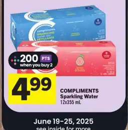 Foodland COMPLIMENTS Sparkling Water offer