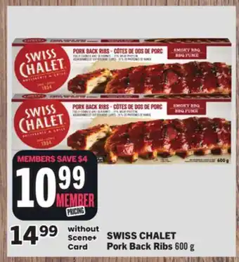 Foodland SWISS CHALET Pork Back Ribs offer