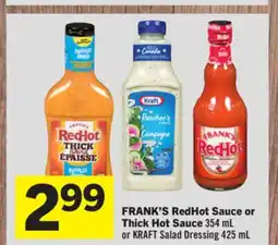 Foodland FRANK'S RedHot Sauce or Thick Hot Sauce offer