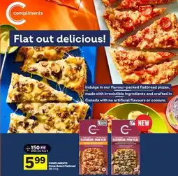 Foodland COMPLIMENTS Stone-Baked Flatbread offer