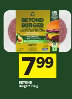 Foodland BEYOND Burger offer
