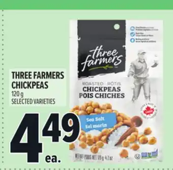 Metro THREE FARMERS CHICKPEAS offer