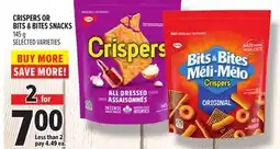 Metro CRISPERS OR BITS & BITES SNACKS offer