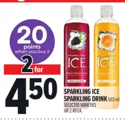 Metro SPARKLING ICE SPARKLING DRINK offer