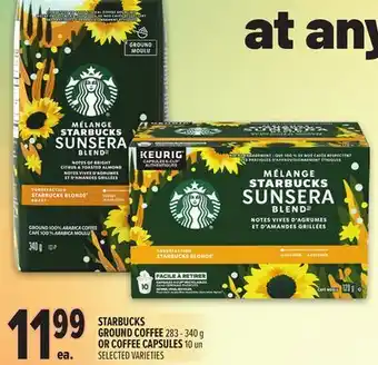 Metro STARBUCKS GROUND COFFEE offer