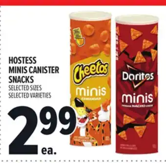 Metro HOSTESS MINIS CANISTER SNACKS offer