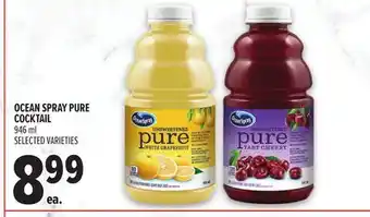 Metro OCEAN SPRAY PURE COCKTAIL offer