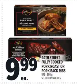 Metro 44TH STREET FULLY COOKED PORK ROAST OR PORK BACK RIBS offer