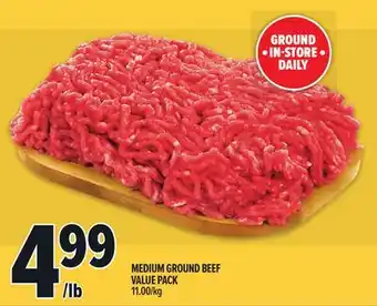 Metro MEDIUM GROUND BEEF VALUE PACK offer