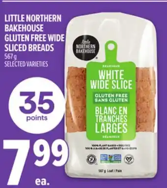 Metro LITTLE NORTHERN BAKEHOUSE GLUTEN FREE WIDE SLICED BREADS offer