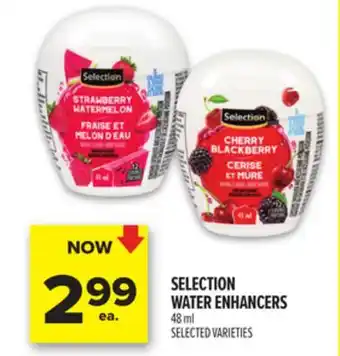 Metro SELECTION WATER ENHANCERS offer