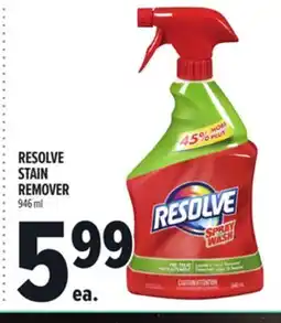Metro RESOLVE STAIN REMOVER offer
