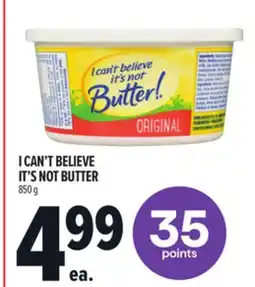 Metro I CAN'T BELIEVE IT'S NOT BUTTER offer
