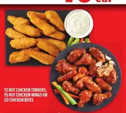 Metro 12 HOT CHICKEN TENDERS, 15 HOT CHICKEN WINGS OR 20 CHICKEN BITES offer