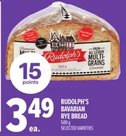 Metro RUDOLPH'S BAVARIAN RYE BREAD offer
