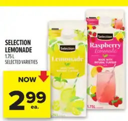 Metro SELECTION LEMONADE offer