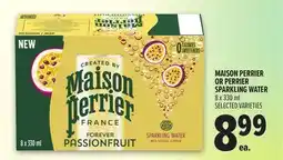 Metro MAISON PERRIER OR PERRIER SPARKLING WATER offer