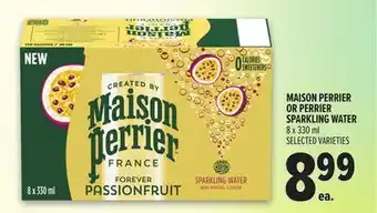 Metro MAISON PERRIER OR PERRIER SPARKLING WATER offer