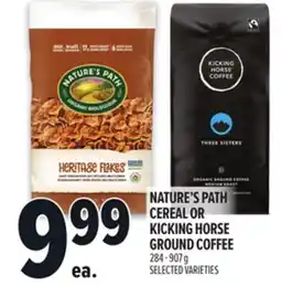 Metro NATURE'S PATH CEREAL OR KICKING HORSE GROUND COFFEE offer