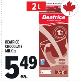 Metro BEATRICE CHOCOLATE MILK offer
