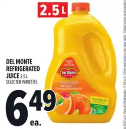 Metro DEL MONTE REFRIGERATED JUICE offer