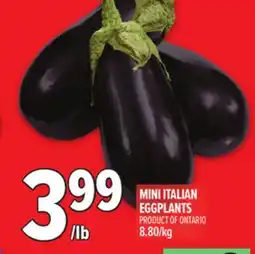 Metro MINI ITALIAN EGGPLANTS offer